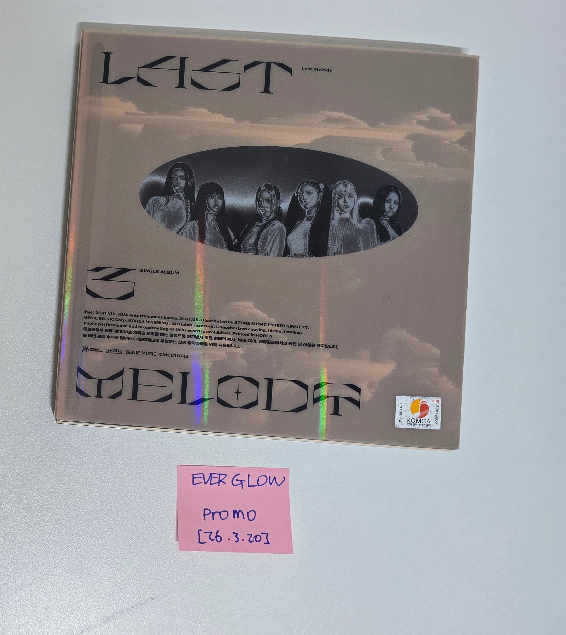 Everglow "Last Melody" - Hand Autograhped(Signed) Promo Album [26.3.20]