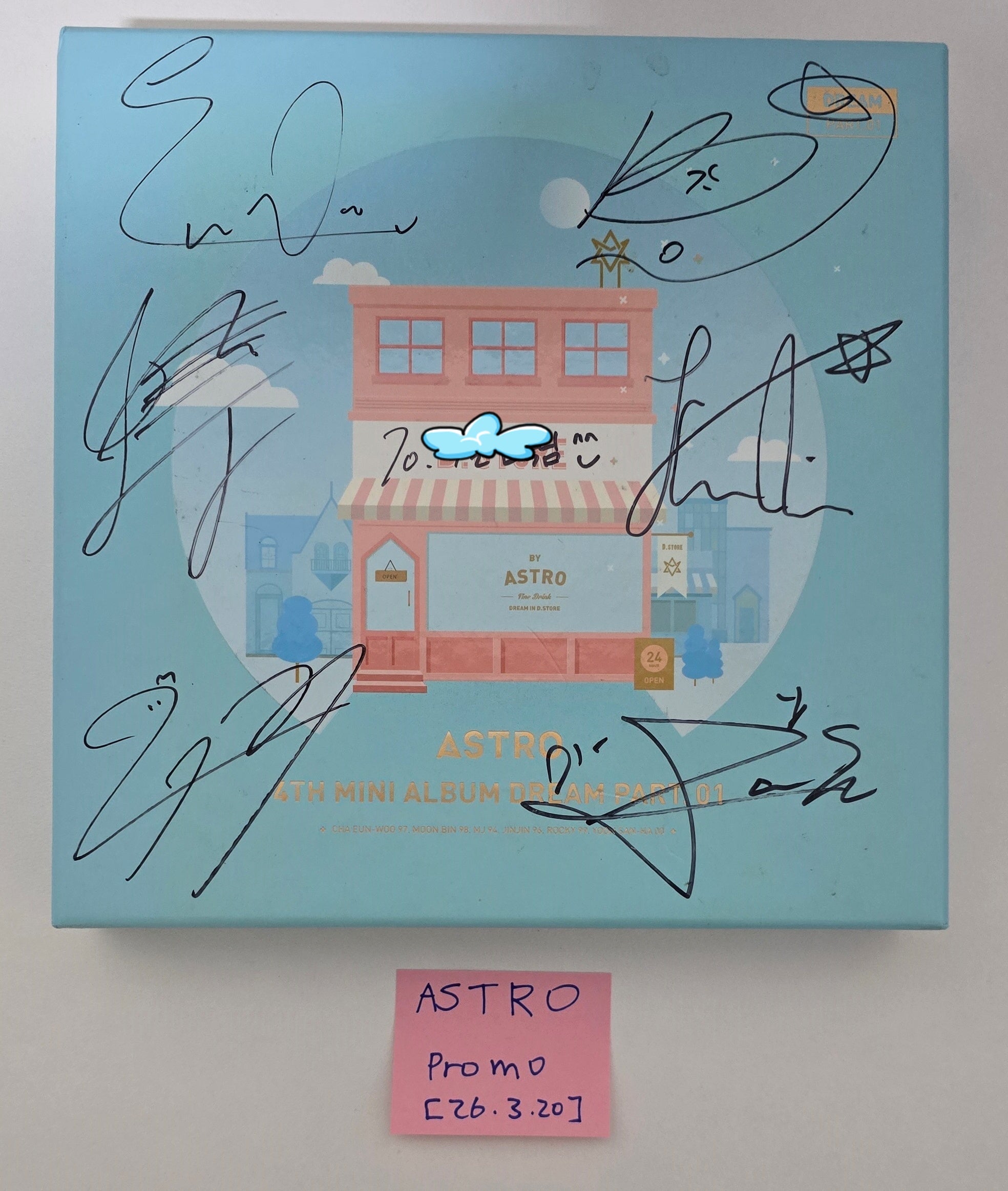 ASTRO "Dream Part.01" - Hand Autograhped(Signed) Promo Album [26.3.20]