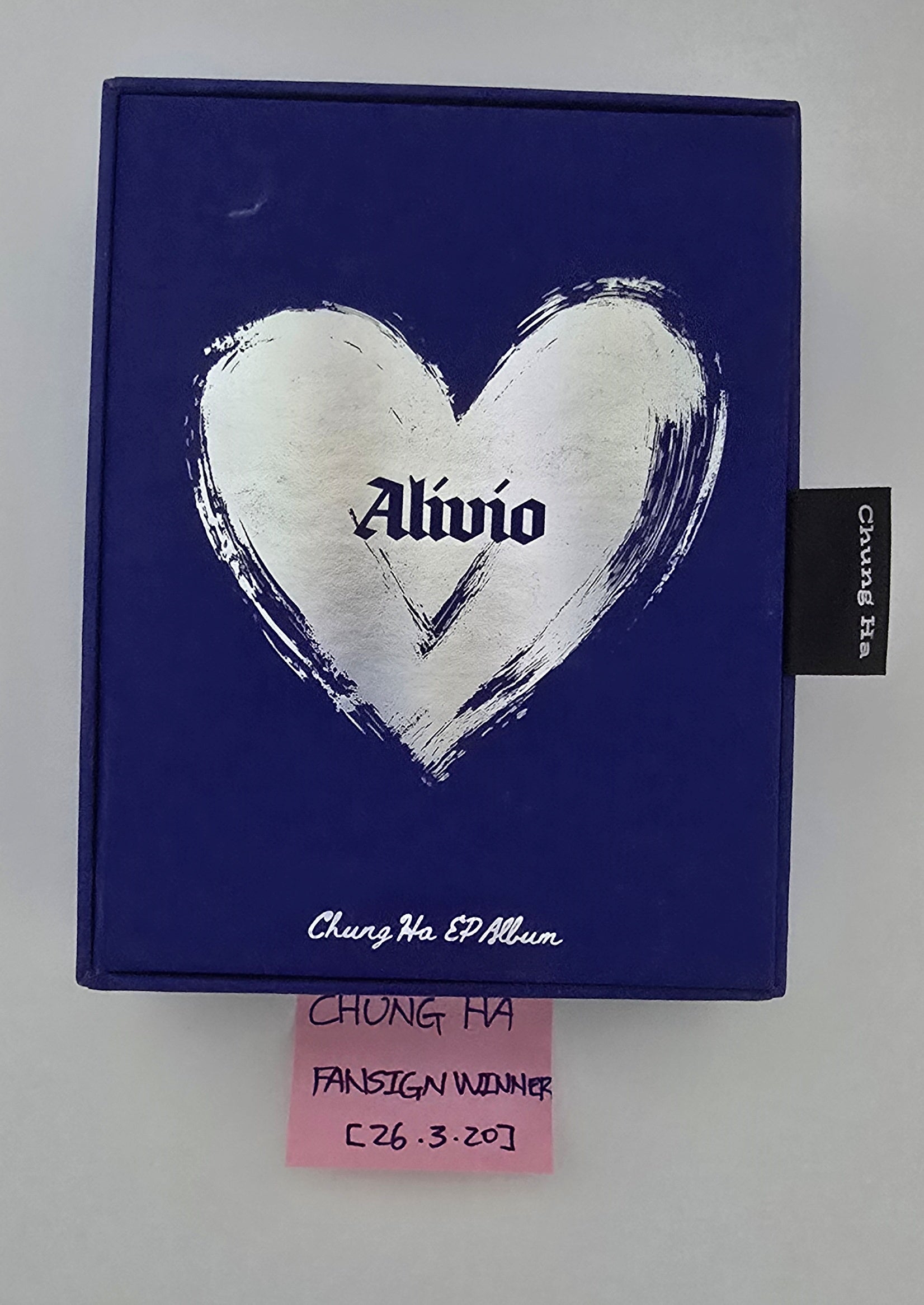 CHUNG HA "Alivio" - Hand Autograhped(Signed) Album [26.3.20]