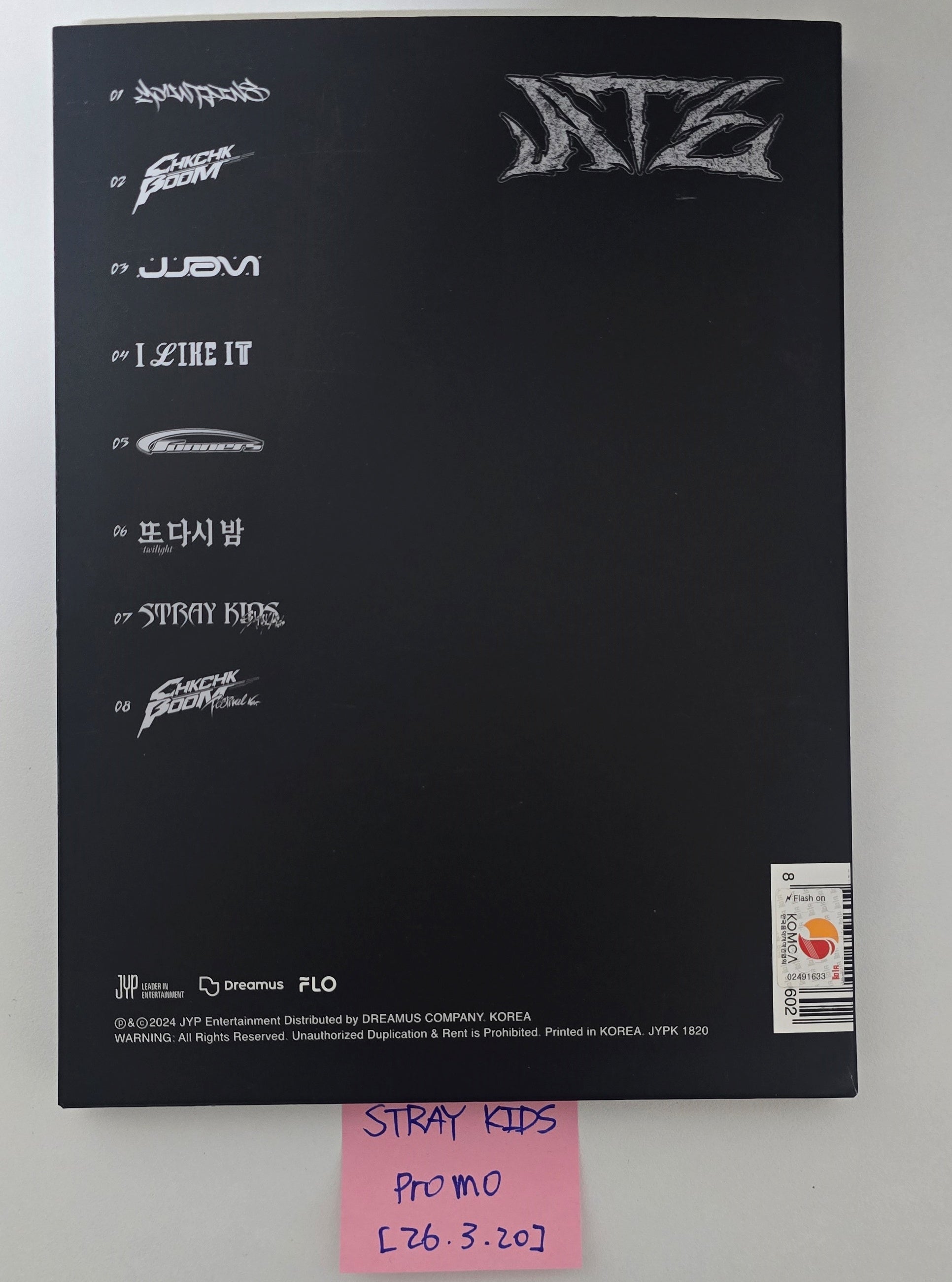 Stray Kids "ATE" - Hand Autograhped(Signed) Promo Album [26.3.20]