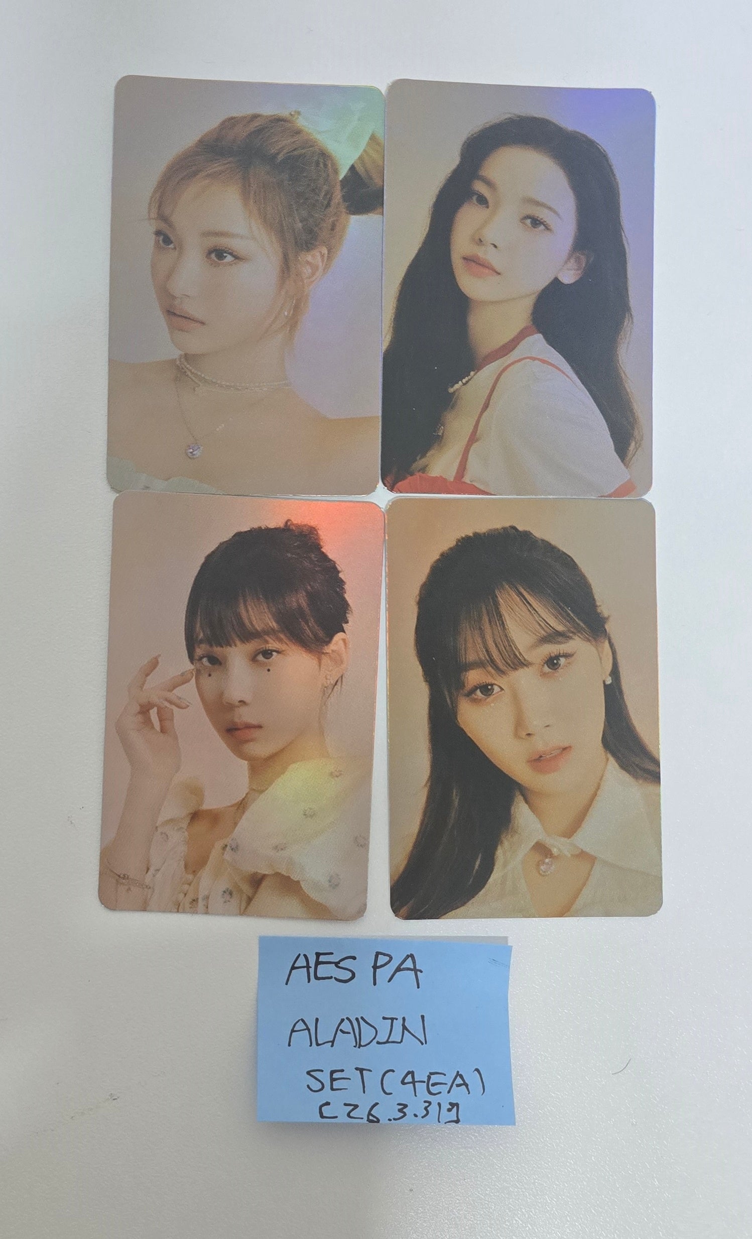 AESPA - 2022 Season's Greeting Photocards Set (4EA) [26.3.31]