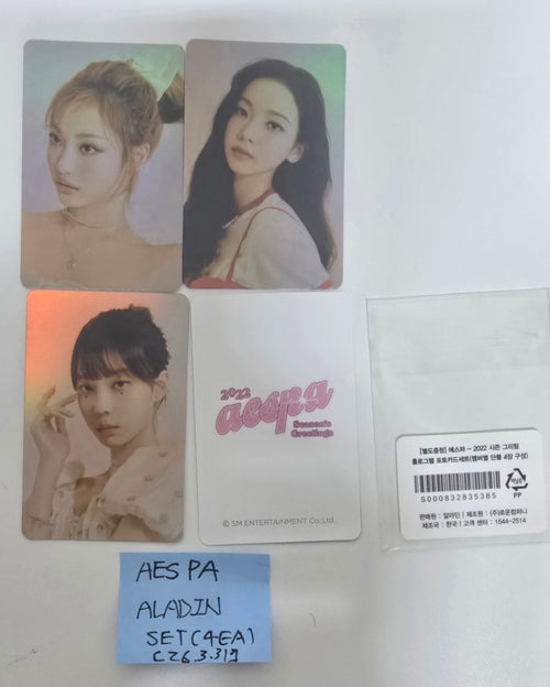 AESPA - 2022 Season's Greeting Photocards Set (4EA) [26.3.31]