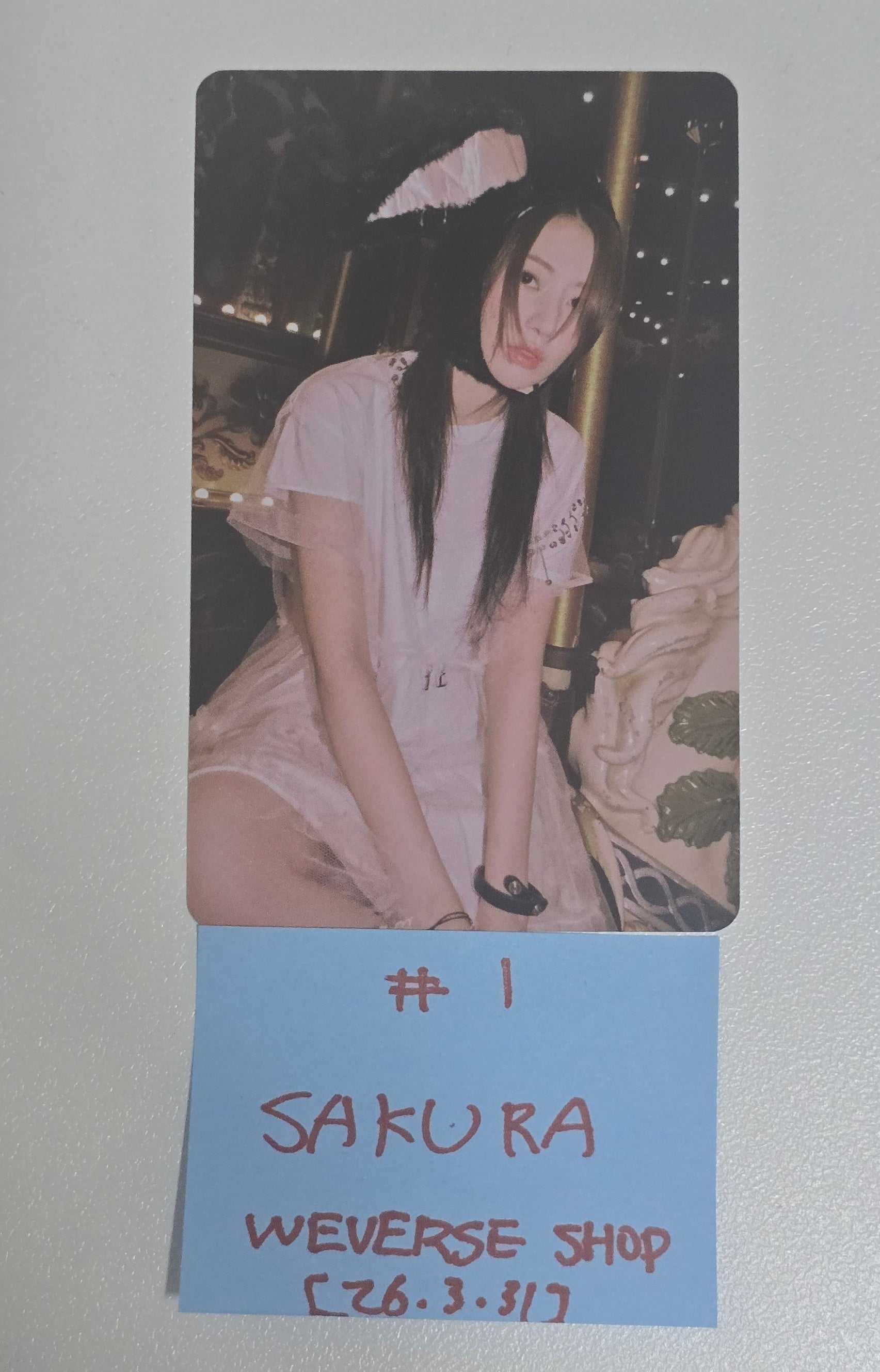 LE SSERAFIM "ANTIFRAGILE" - Weverse Shop Event Photocard [26.3.31]