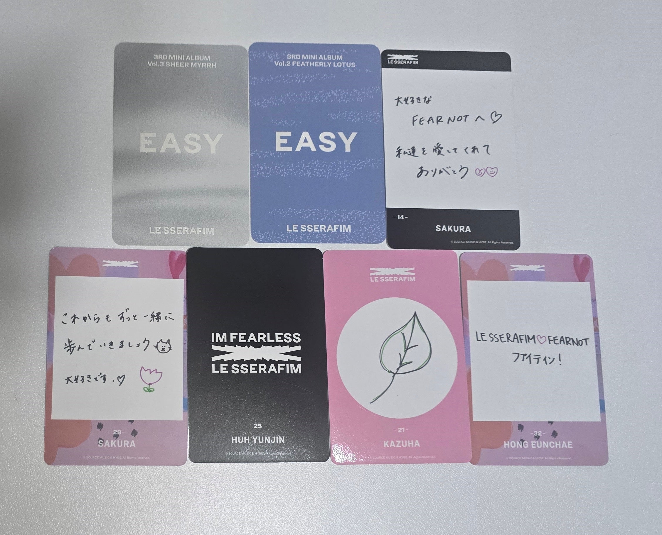 LE SSERAFIM - Official Photocard [26.3.31]