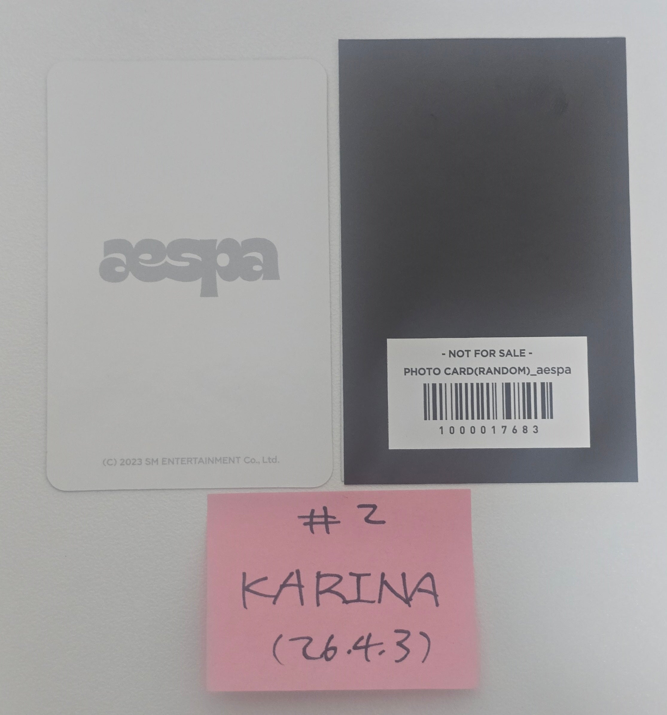 Aespa - Official Photocard [26.4.3]