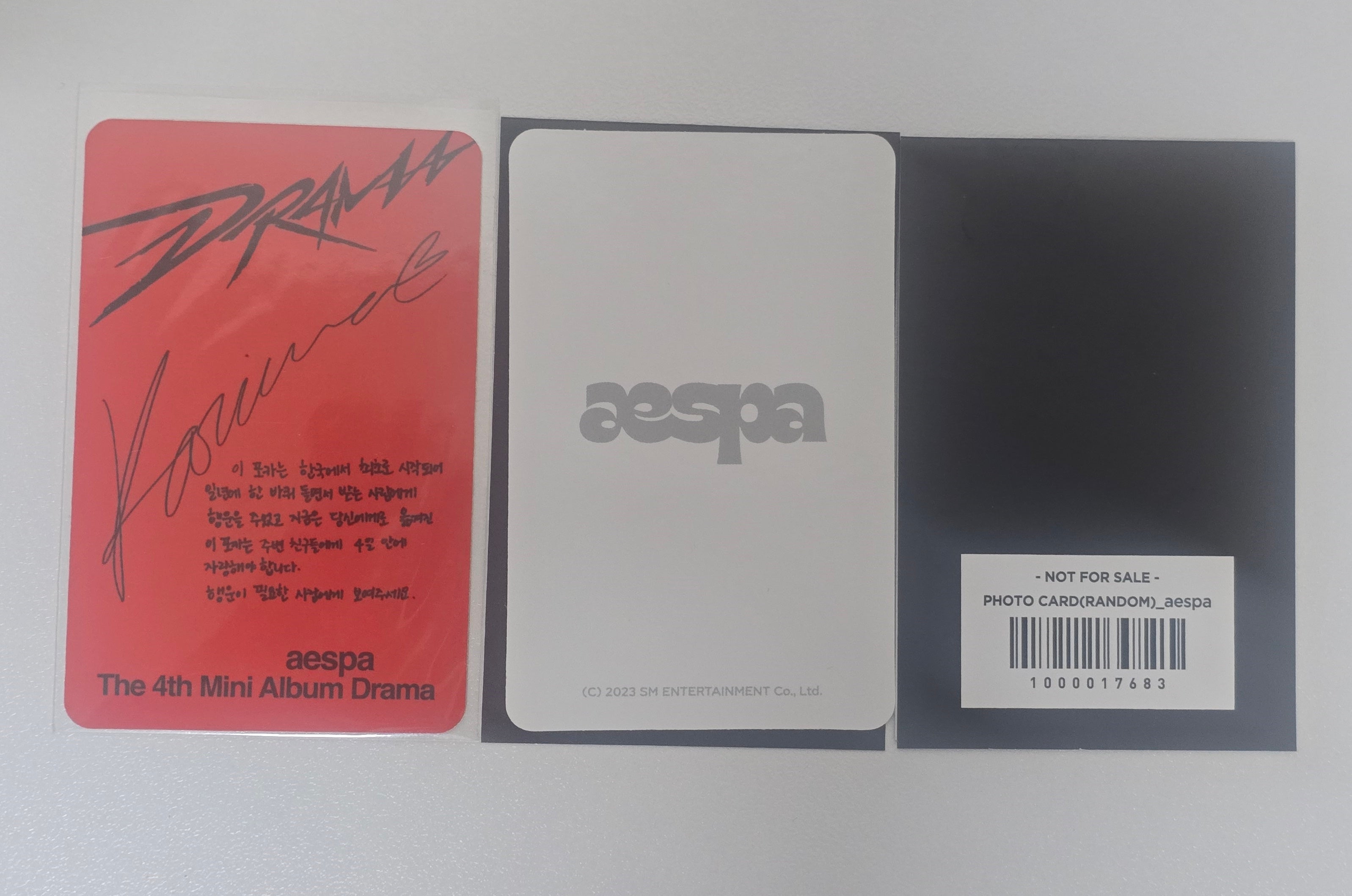 Aespa - Official Photocard [26.4.3]