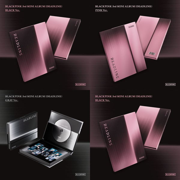 [PRE-ORDER] BLACKPINK "DEADLINE" - Ktown4U Special Gift (BLACK Ver. + PINK Ver. + GRAY Ver. + BLACK Ver.) [25.4.3]